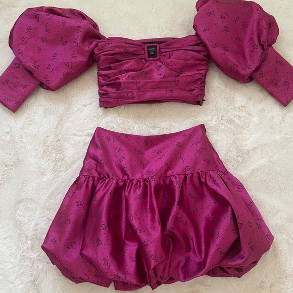 Majorelle Elena Mini Skirt-Charleston Top fuchsia - Picture 3 of 5